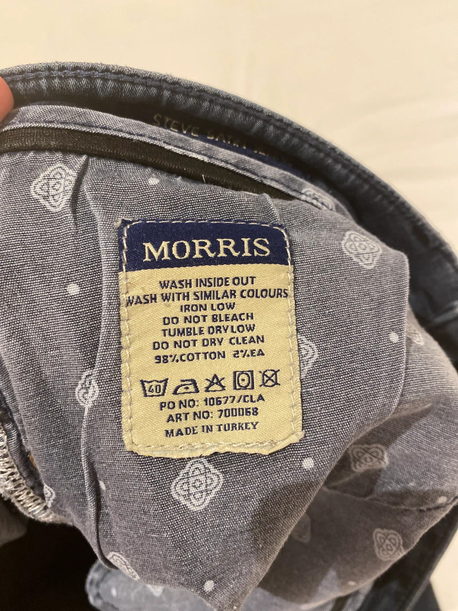 Morris Morris Steve Satin Jeans Jeans Size 32" / US 10 / IT 46 - 3 Thumbnail