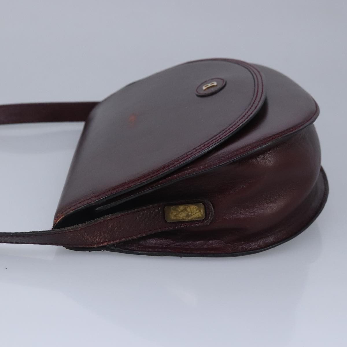 Bally Burgundy Leather Shoulder Bag (Pre-Owned) Size ONE SIZE - 3 Thumbnail