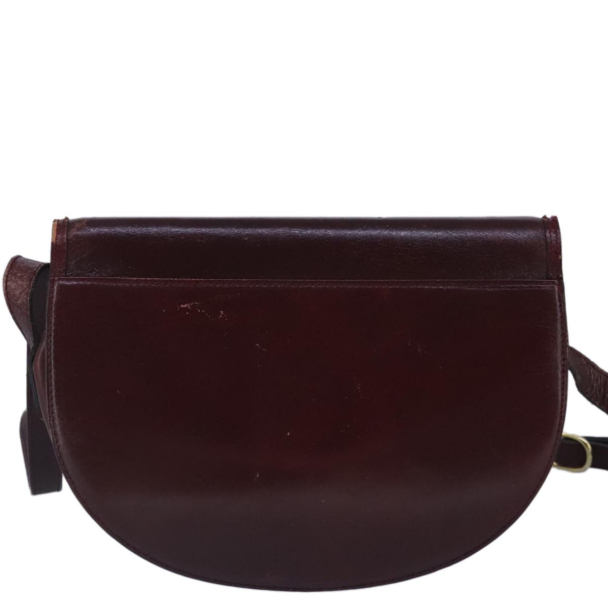 Bally Burgundy Leather Shoulder Bag (Pre-Owned) Size ONE SIZE - 2 Thumbnail
