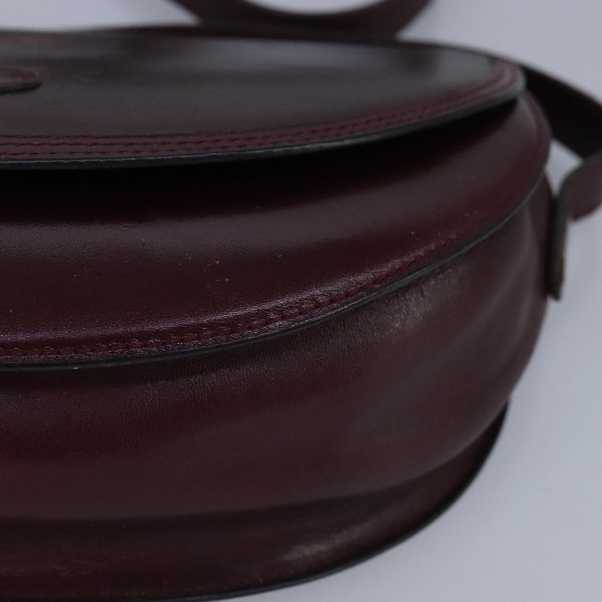Bally Burgundy Leather Shoulder Bag (Pre-Owned) Size ONE SIZE - 8 Thumbnail
