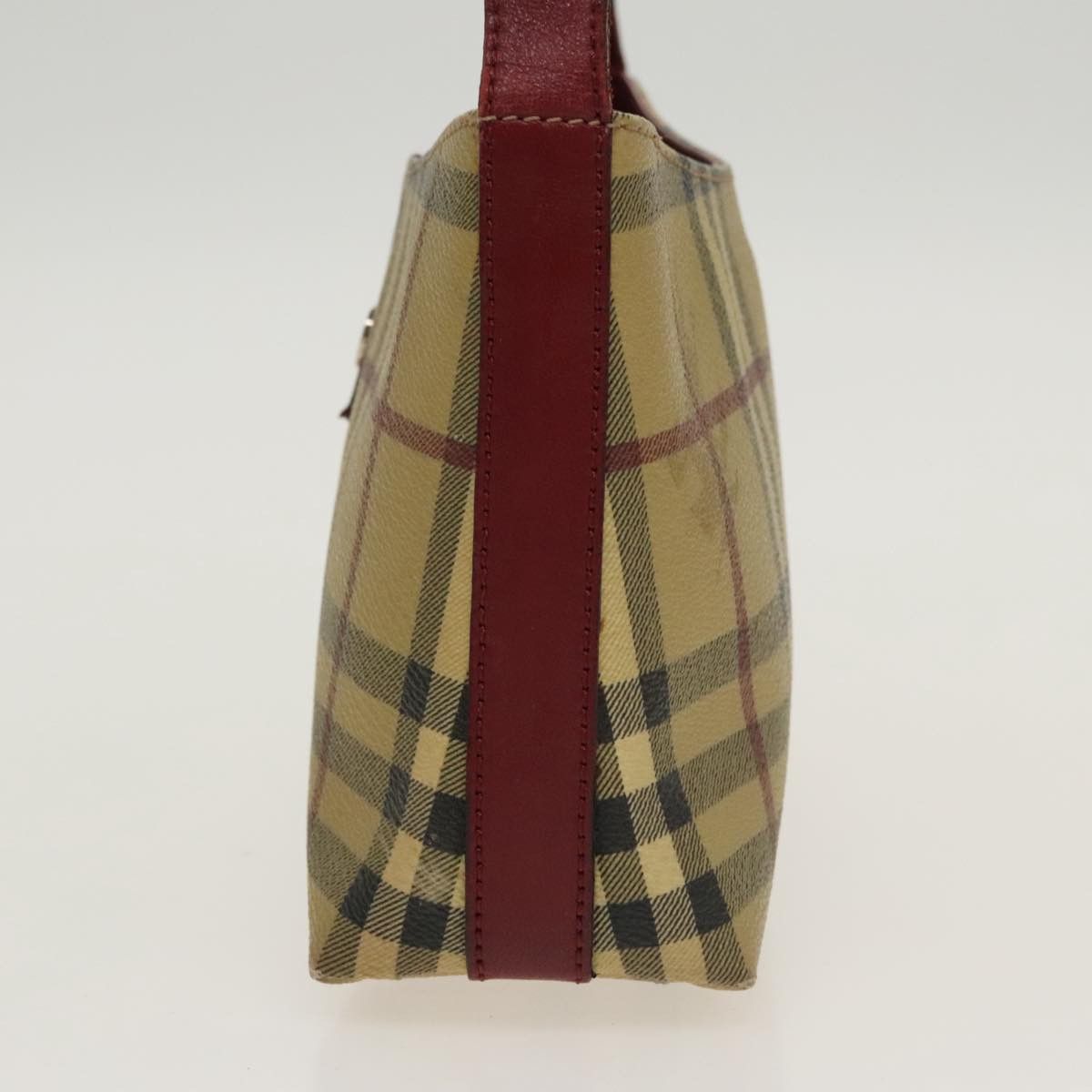 Burberry Nova Check Beige Canvas Shoulder Bag (Pre-Owned) Size ONE SIZE - 3 Thumbnail