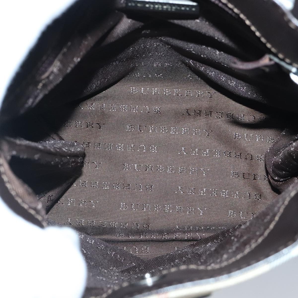 Burberry Nova Check Beige Canvas Handbag (Pre-Owned) Size ONE SIZE - 12 Thumbnail