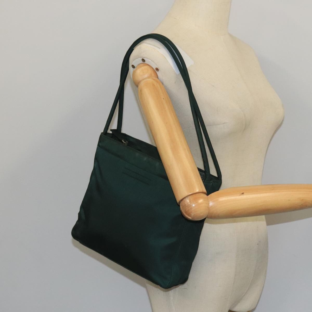 Prada Re-Nylon Green Synthetic Tote Bag (Pre-Owned) Size ONE SIZE - 16 Thumbnail