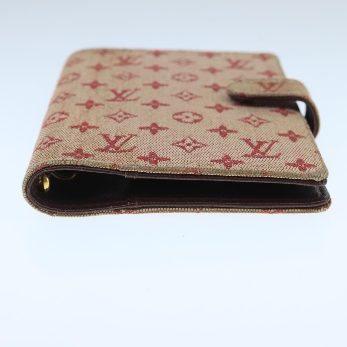 Louis Vuitton Agenda Pm Red Canvas Wallet (Pre-Owned) Size ONE SIZE - 3 Thumbnail