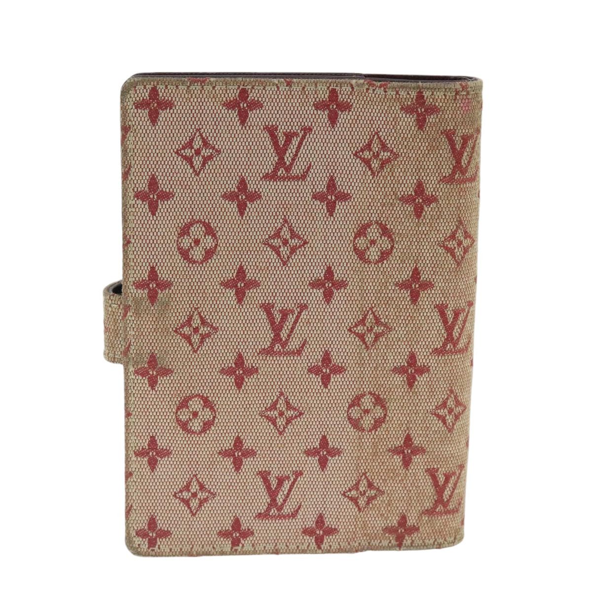 Louis Vuitton Agenda Pm Red Canvas Wallet (Pre-Owned) Size ONE SIZE - 2 Thumbnail