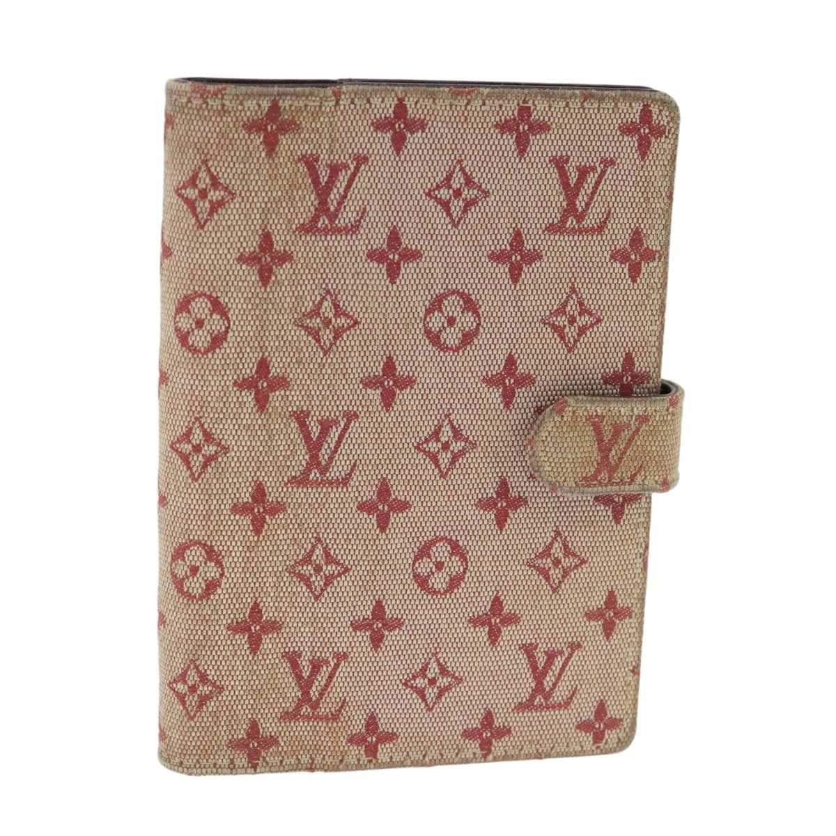 Louis Vuitton Agenda Pm Red Canvas Wallet (Pre-Owned) Size ONE SIZE - 18 Thumbnail