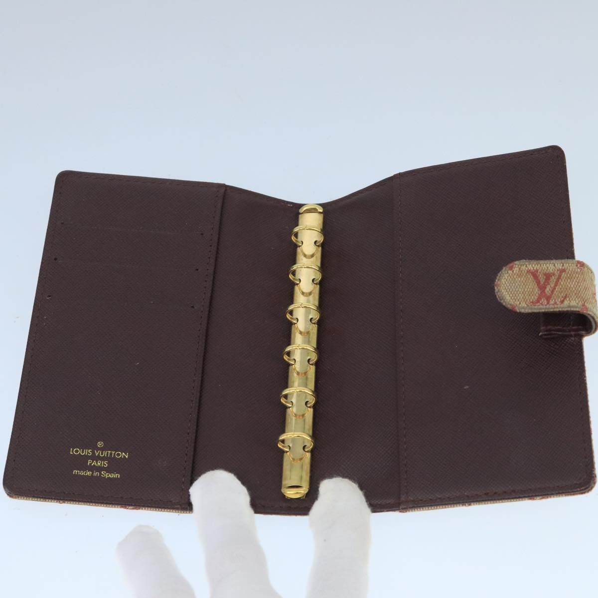 Louis Vuitton Agenda Pm Red Canvas Wallet (Pre-Owned) Size ONE SIZE - 15 Thumbnail