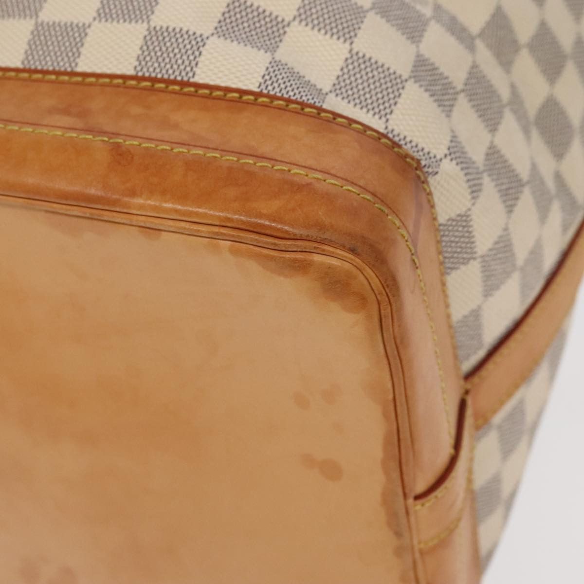 Louis Vuitton Noé White Canvas Shoulder Bag (Pre-Owned) Size ONE SIZE - 6 Thumbnail