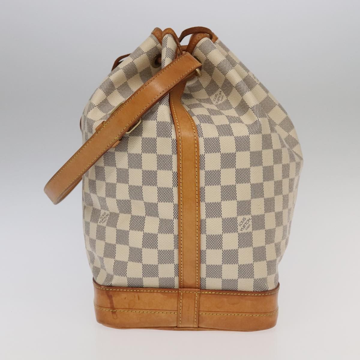 Louis Vuitton Noé White Canvas Shoulder Bag (Pre-Owned) Size ONE SIZE - 3 Thumbnail