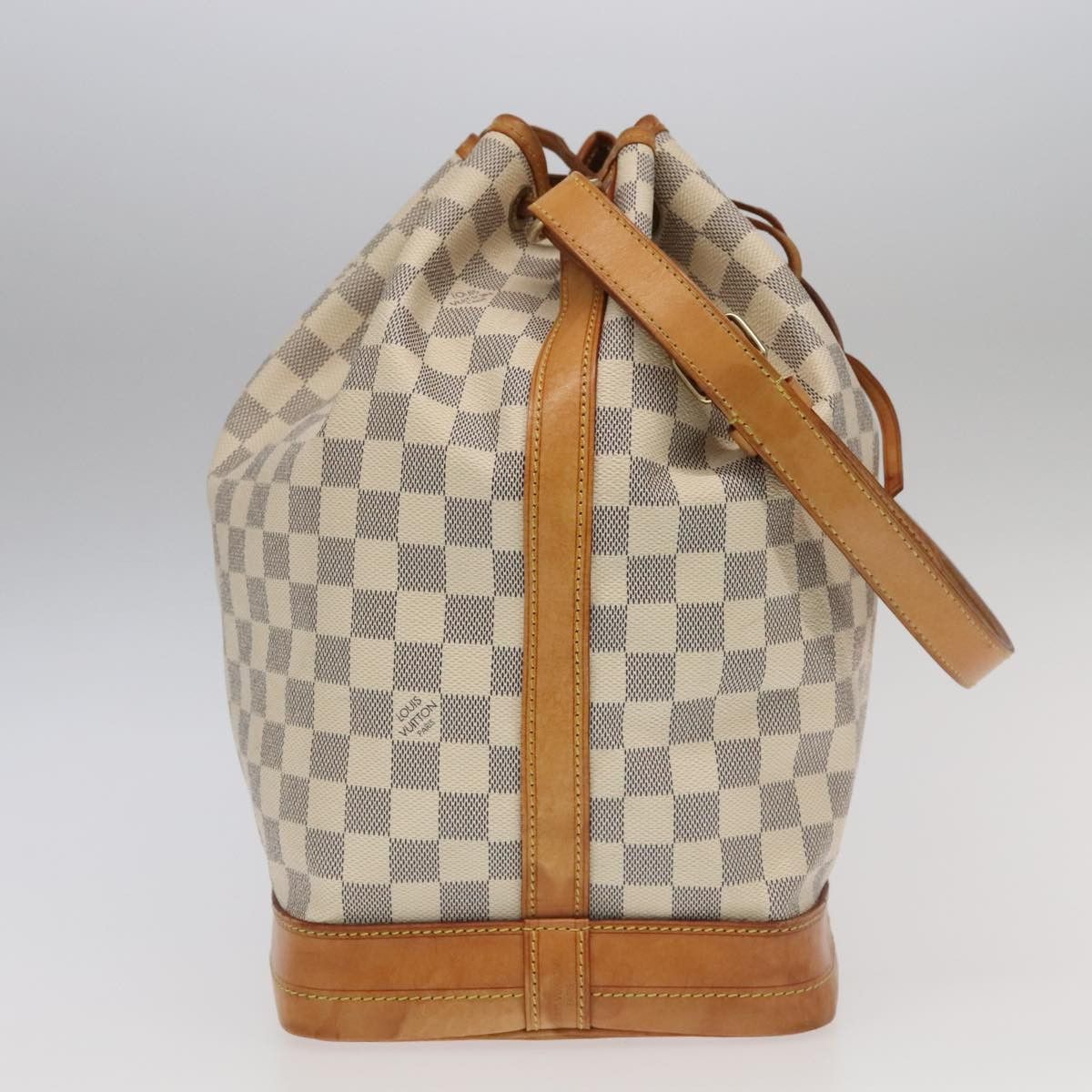 Louis Vuitton Noé White Canvas Shoulder Bag (Pre-Owned) Size ONE SIZE - 4 Thumbnail