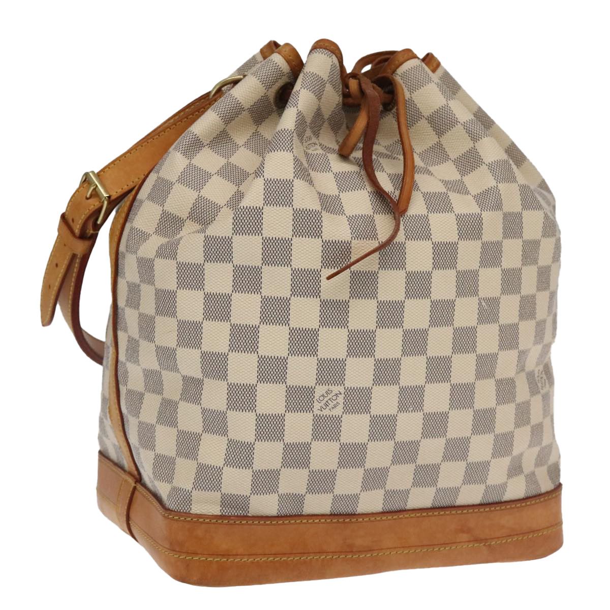 Louis Vuitton Noé White Canvas Shoulder Bag (Pre-Owned) Size ONE SIZE - 18 Thumbnail