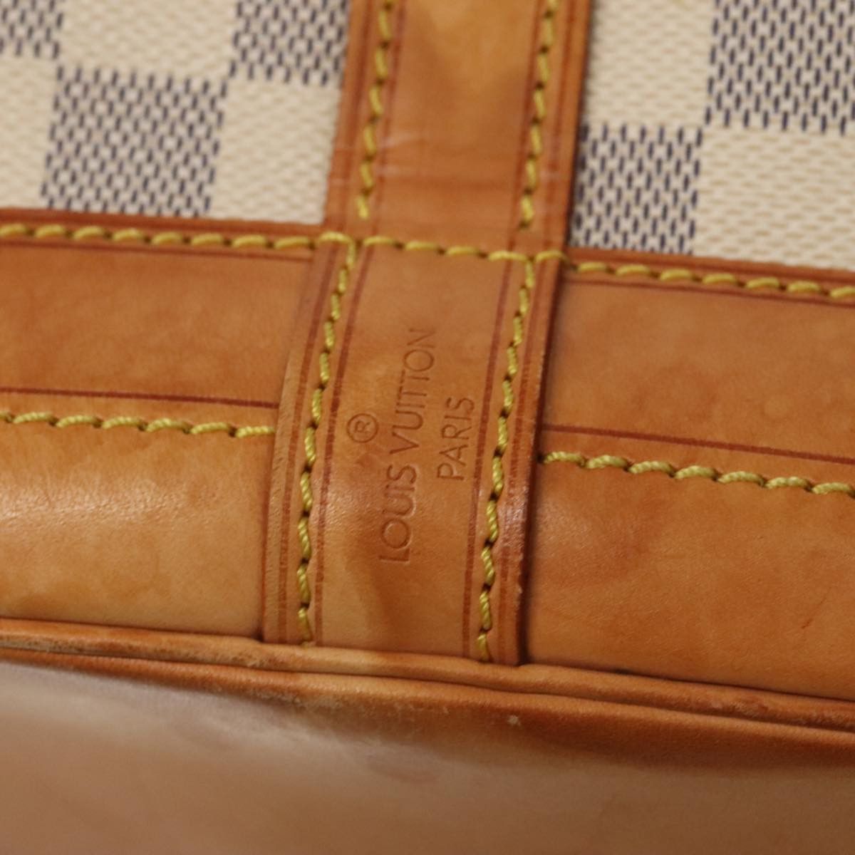 Louis Vuitton Noé White Canvas Shoulder Bag (Pre-Owned) Size ONE SIZE - 15 Thumbnail