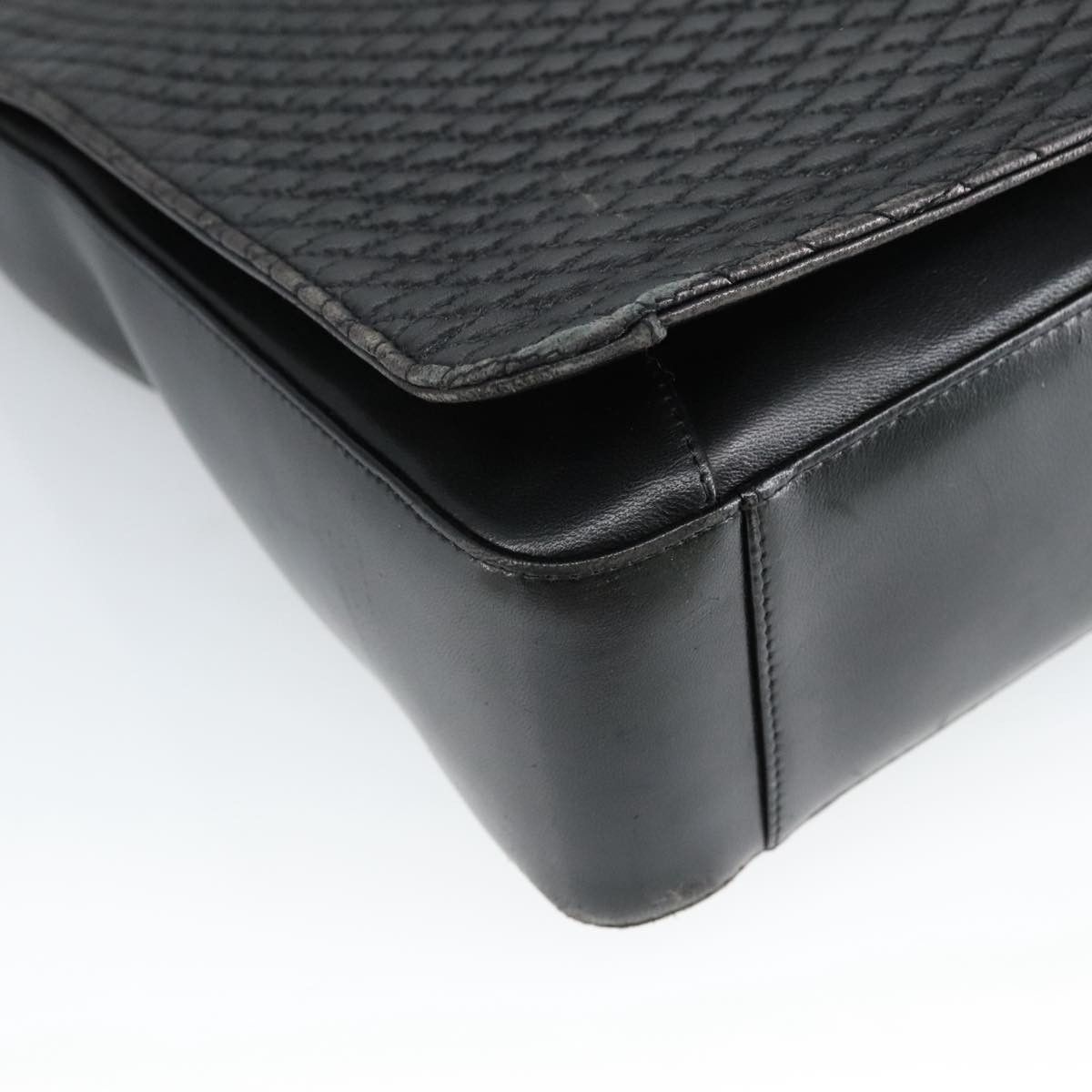 Bally Black Leather Shoulder Bag (Pre-Owned) Size ONE SIZE - 8 Thumbnail