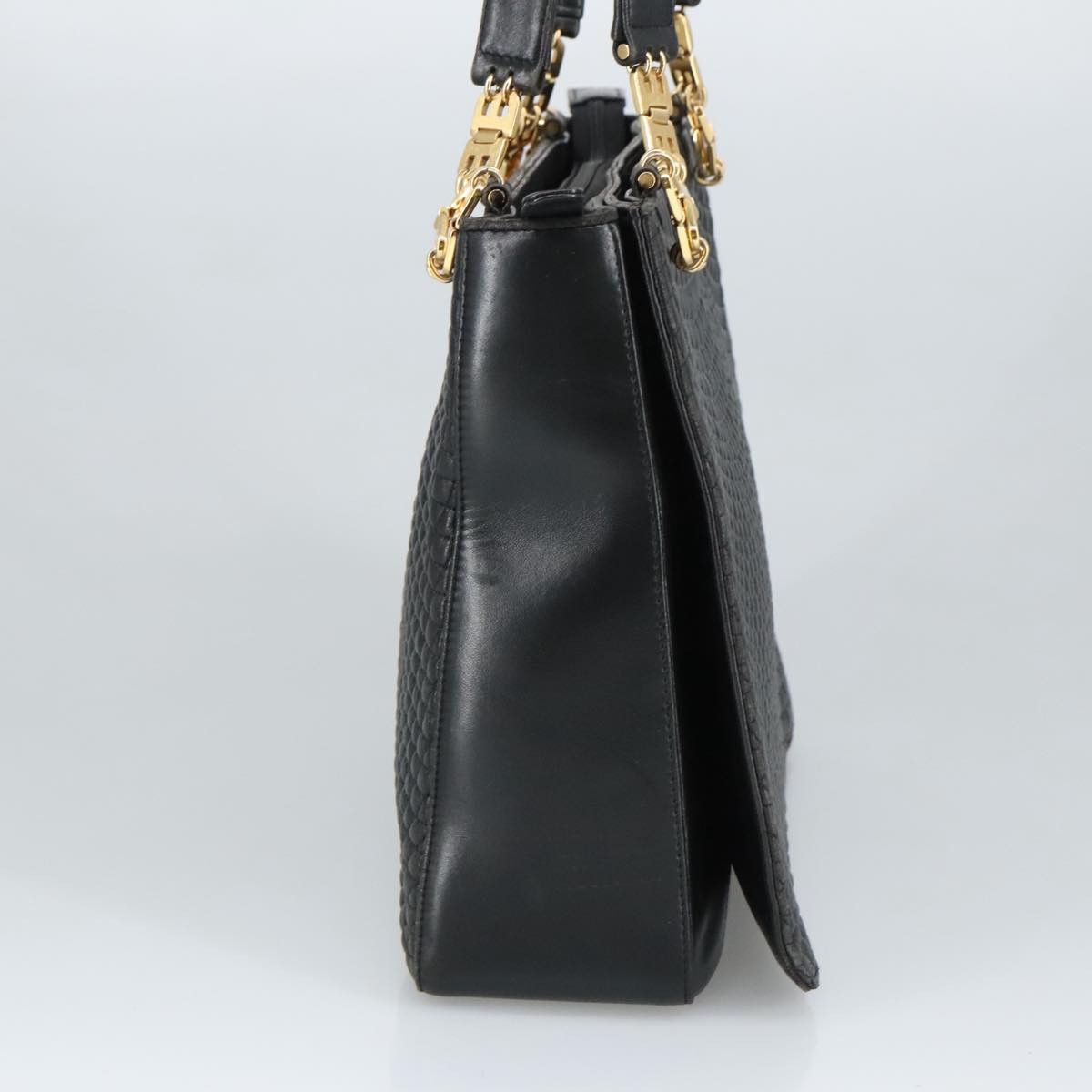 Bally Black Leather Shoulder Bag (Pre-Owned) Size ONE SIZE - 3 Thumbnail