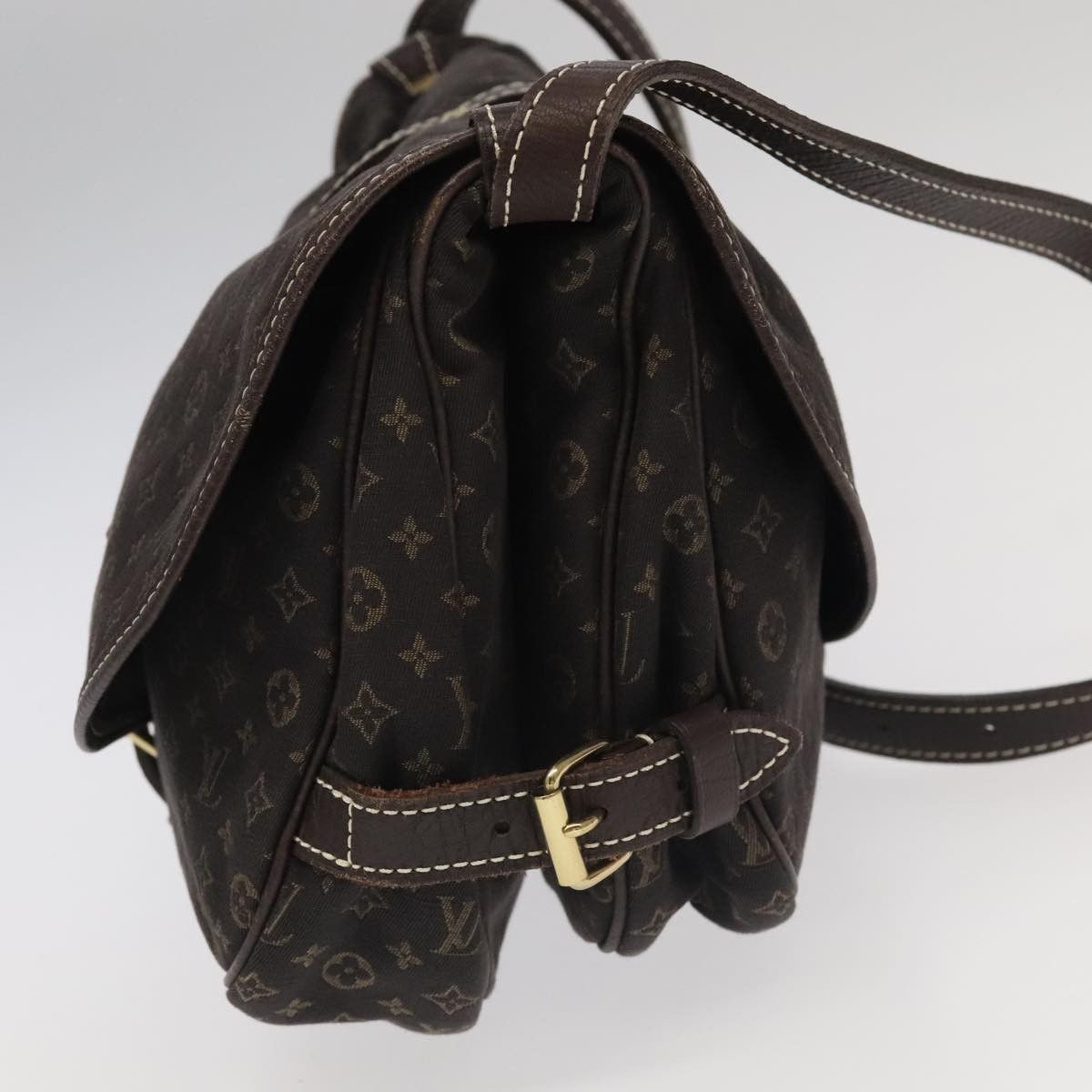 Louis Vuitton Saumur 30 Brown Canvas Shoulder Bag (Pre-Owned) Size ONE SIZE - 4 Thumbnail
