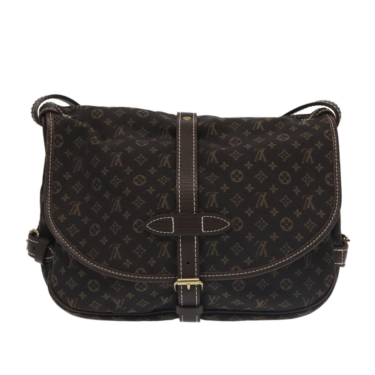 Louis Vuitton Saumur 30 Brown Canvas Shoulder Bag (Pre-Owned) Size ONE SIZE - 2 Thumbnail