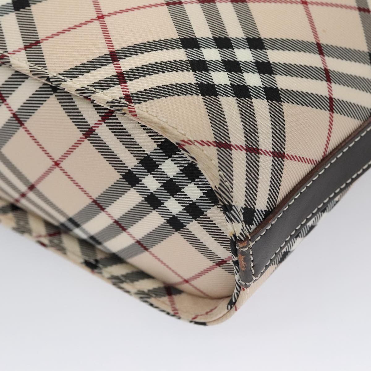 Burberry Nova Check Beige Canvas Shoulder Bag (Pre-Owned) Size ONE SIZE - 8 Thumbnail