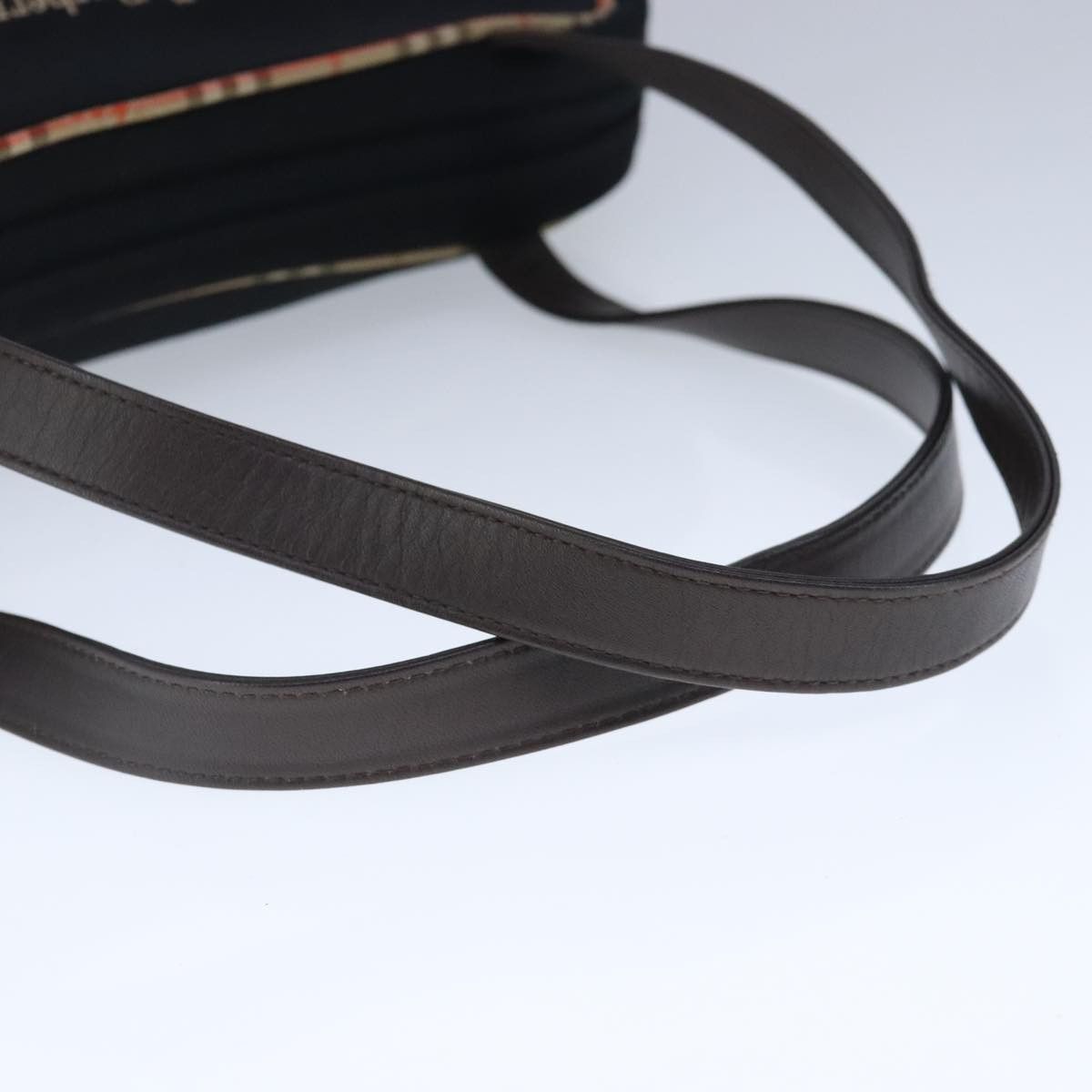 Burberry Black Canvas Handbag (Pre-Owned) Size ONE SIZE - 5 Thumbnail