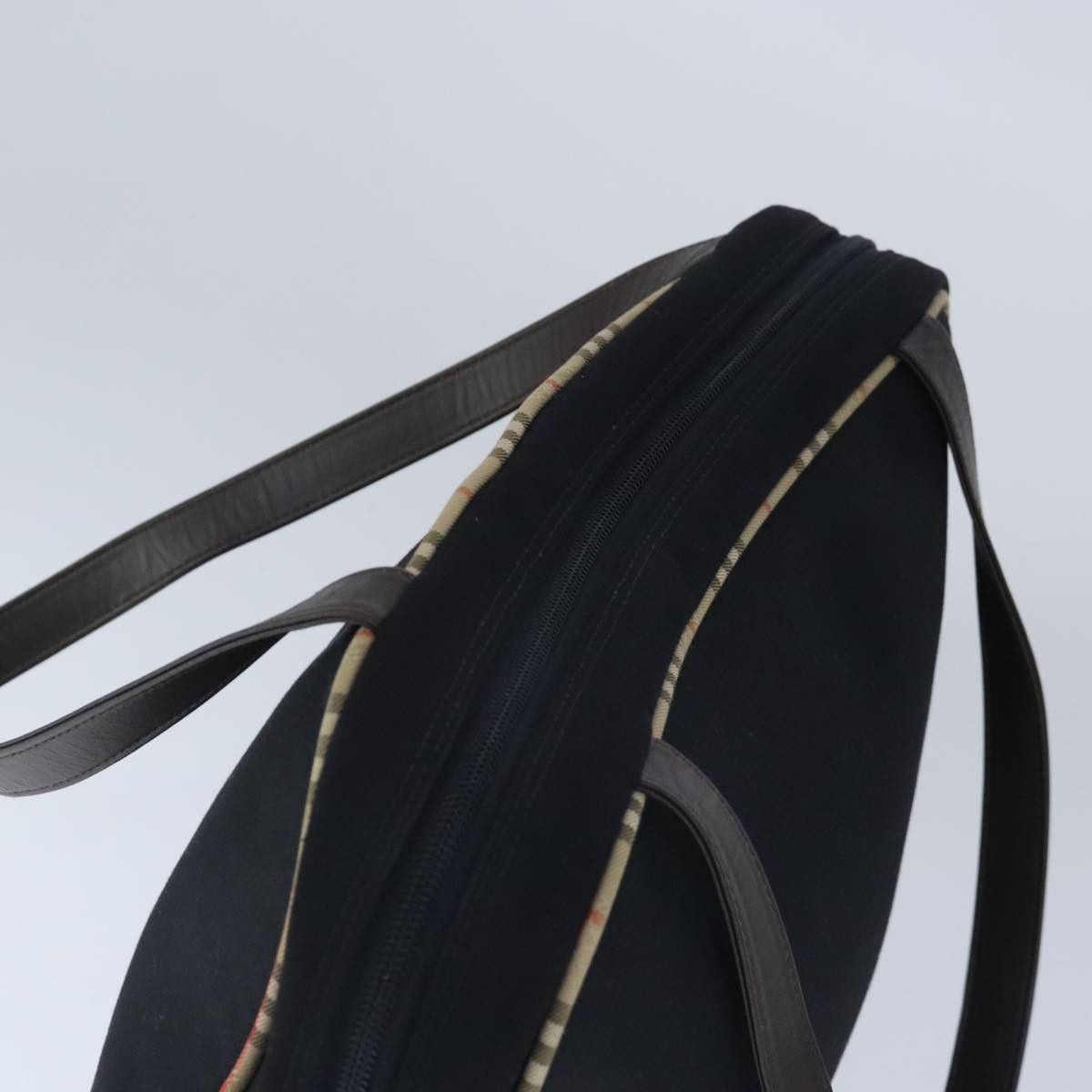 Burberry Black Canvas Handbag (Pre-Owned) Size ONE SIZE - 12 Thumbnail