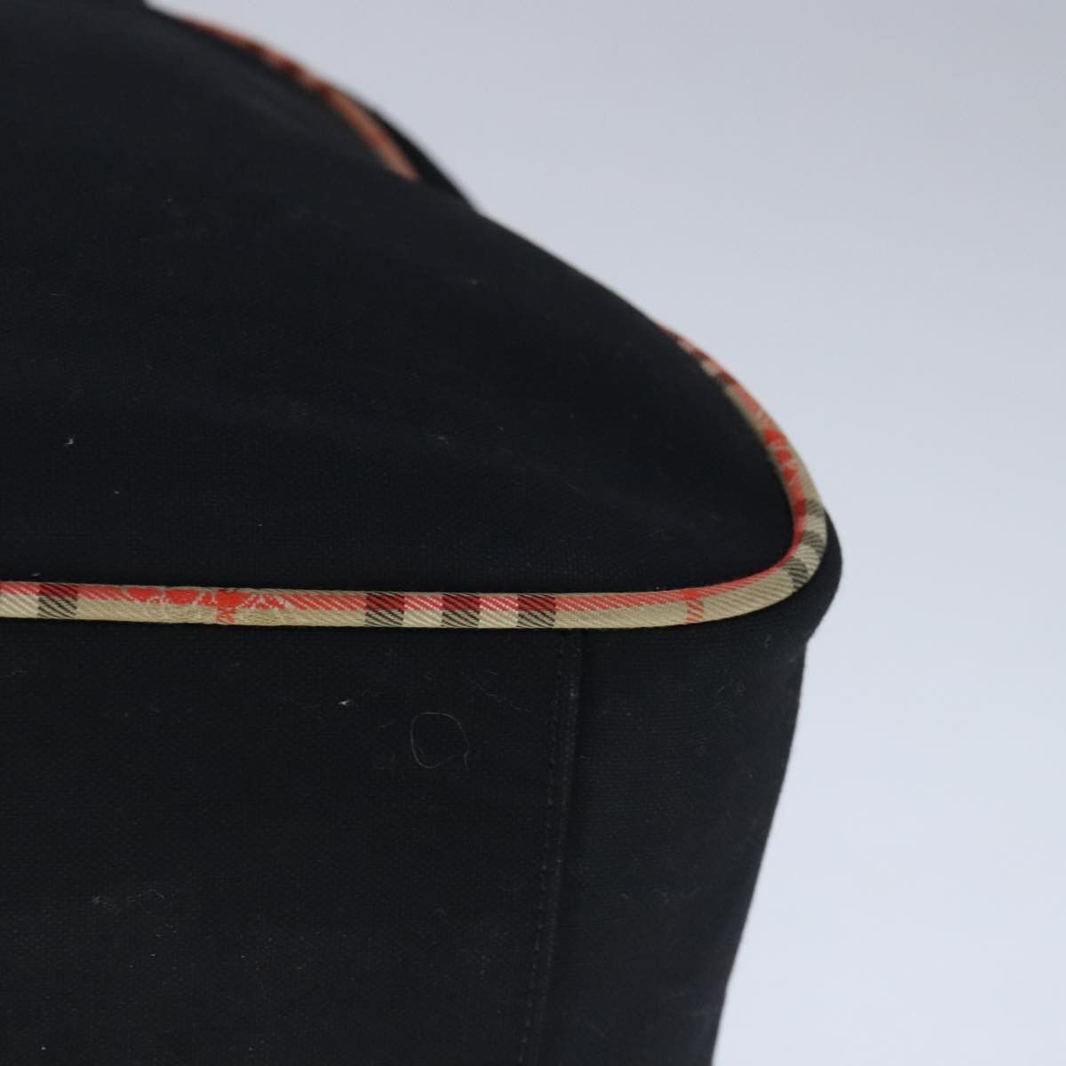 Burberry Black Canvas Handbag (Pre-Owned) Size ONE SIZE - 7 Thumbnail