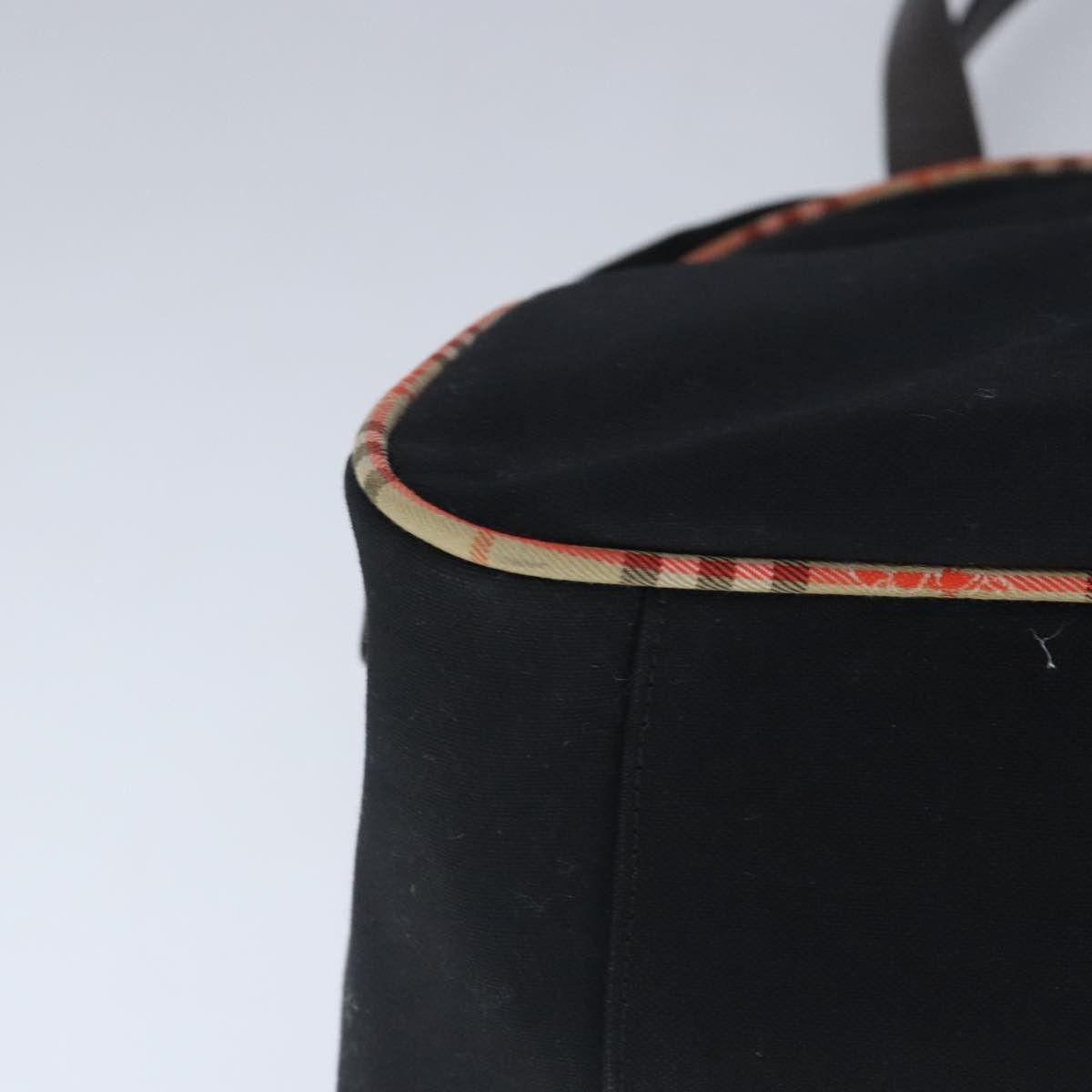 Burberry Black Canvas Handbag (Pre-Owned) Size ONE SIZE - 6 Thumbnail