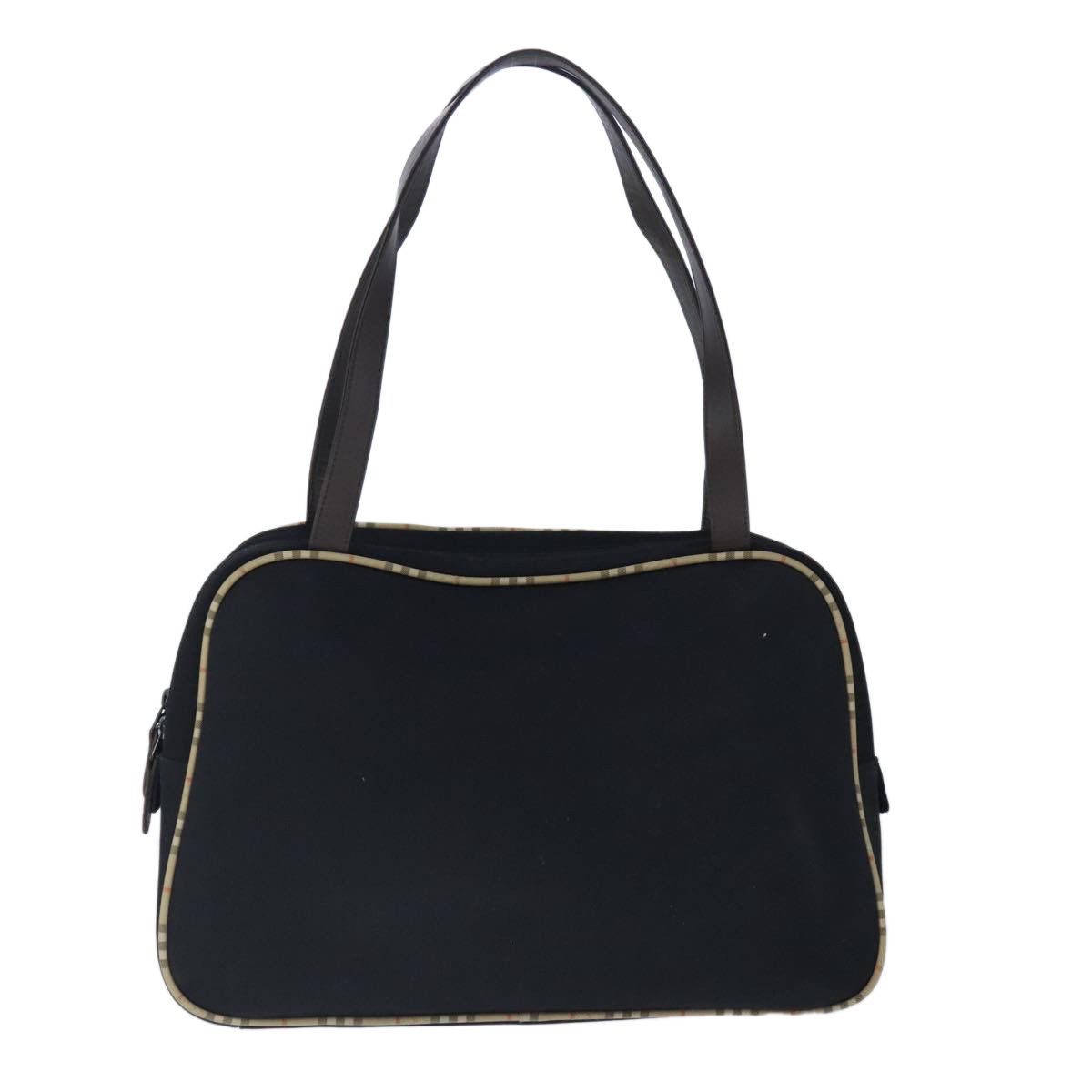 Burberry Black Canvas Handbag (Pre-Owned) Size ONE SIZE - 2 Thumbnail