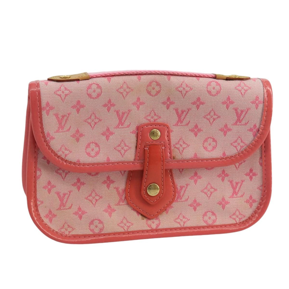 Louis Vuitton Mary Kate Pink Canvas Clutch Bag (Pre-Owned) Size ONE SIZE - 15 Thumbnail