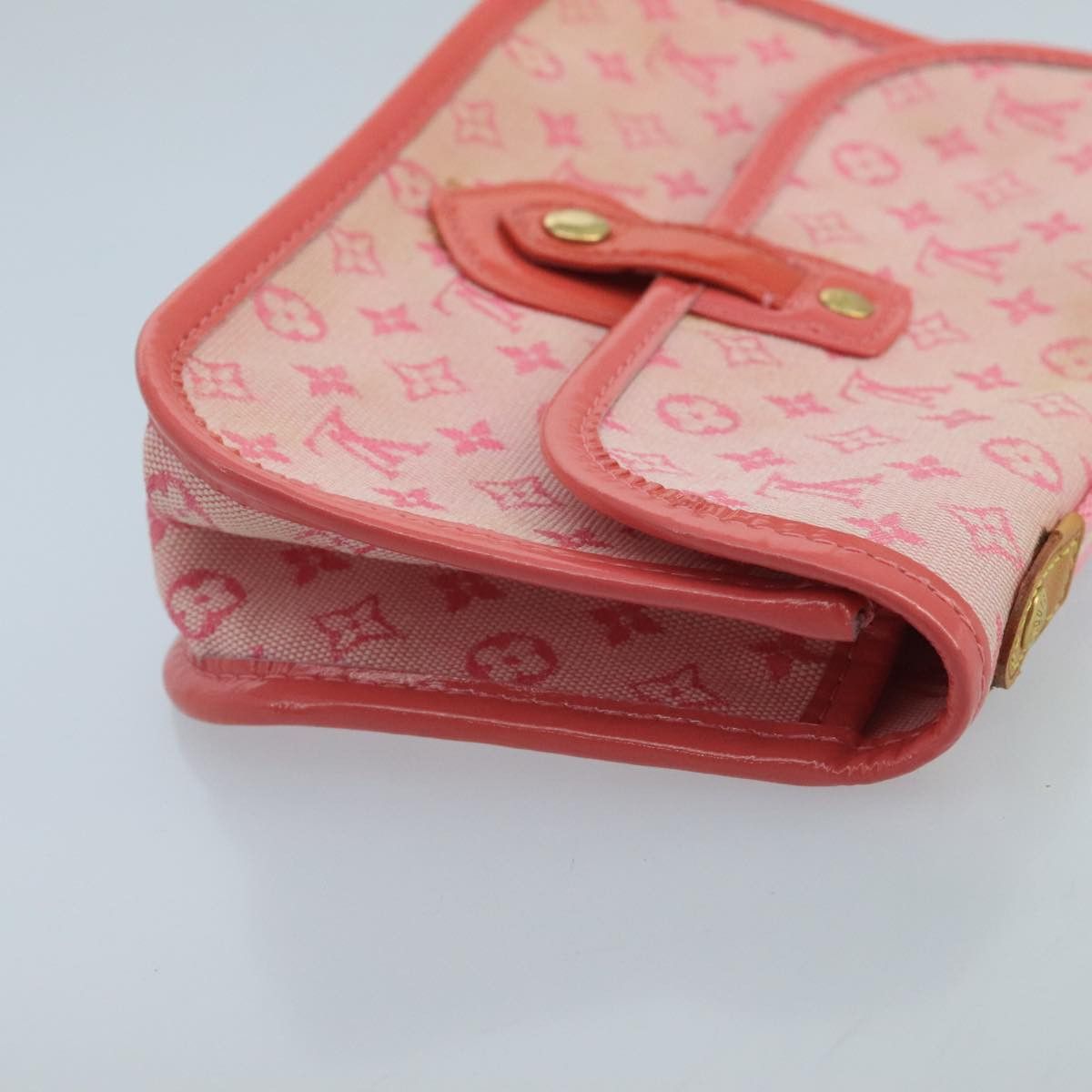 Louis Vuitton Mary Kate Pink Canvas Clutch Bag (Pre-Owned) Size ONE SIZE - 3 Thumbnail