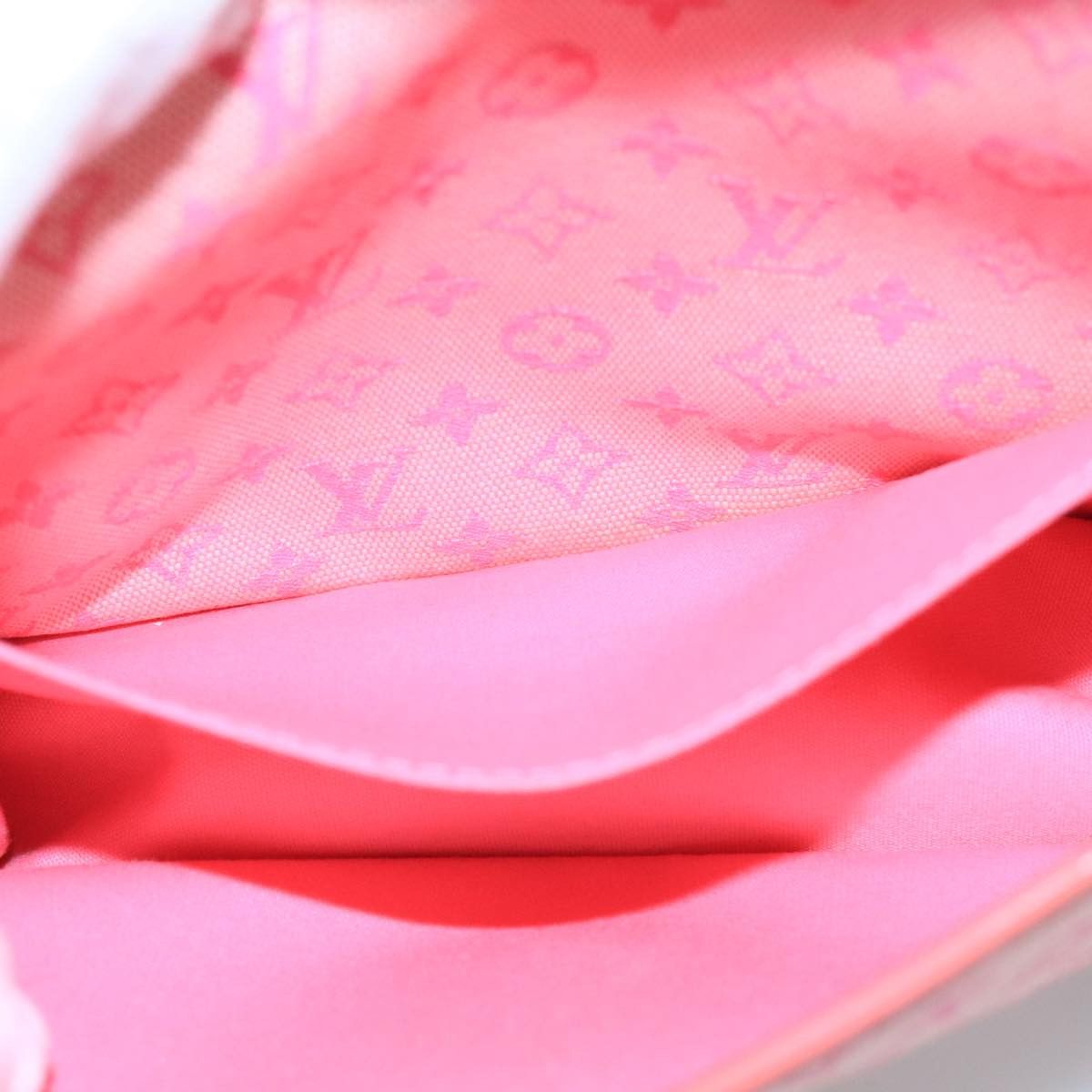 Louis Vuitton Mary Kate Pink Canvas Clutch Bag (Pre-Owned) Size ONE SIZE - 19 Thumbnail