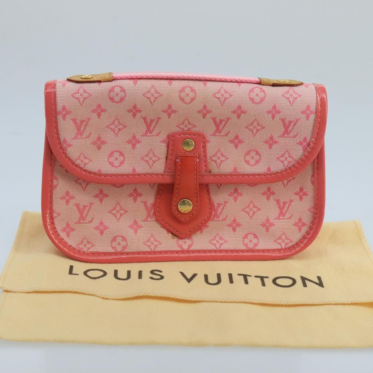 Louis Vuitton Mary Kate Pink Canvas Clutch Bag (Pre-Owned) Size ONE SIZE - 14 Thumbnail