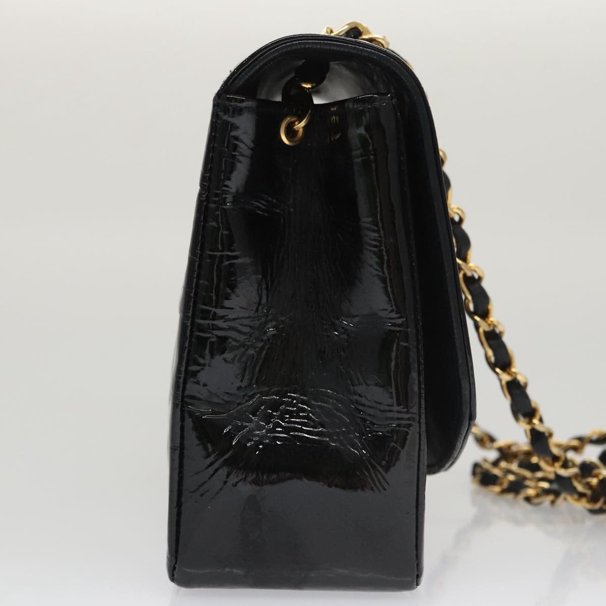 Chanel Diana Black Patent Leather Shoulder Bag (Pre-Owned) Size ONE SIZE - 4 Thumbnail