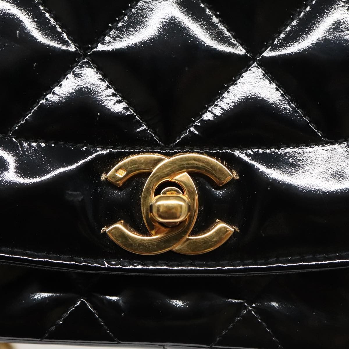 Chanel Diana Black Patent Leather Shoulder Bag (Pre-Owned) Size ONE SIZE - 13 Thumbnail