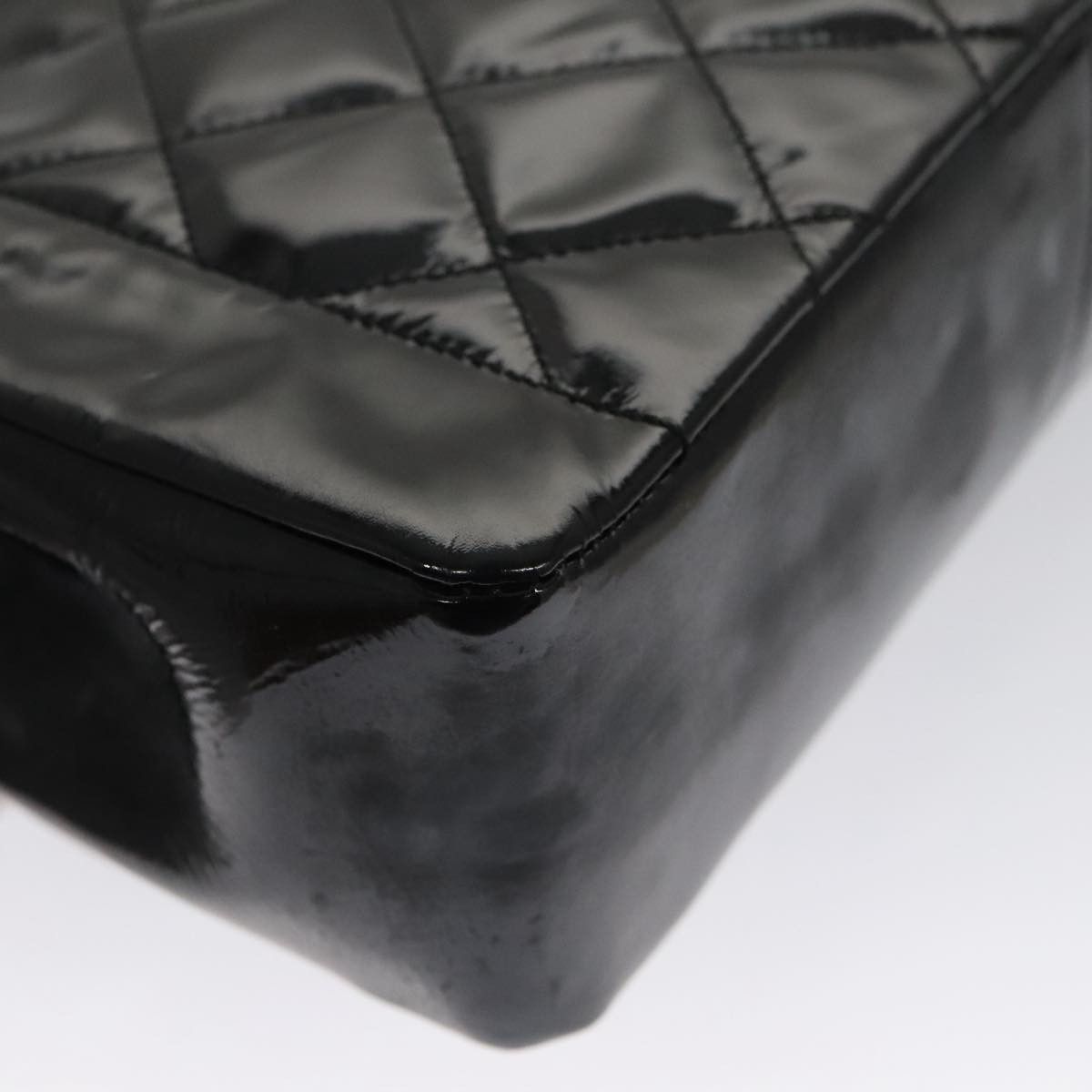 Chanel Diana Black Patent Leather Shoulder Bag (Pre-Owned) Size ONE SIZE - 9 Thumbnail