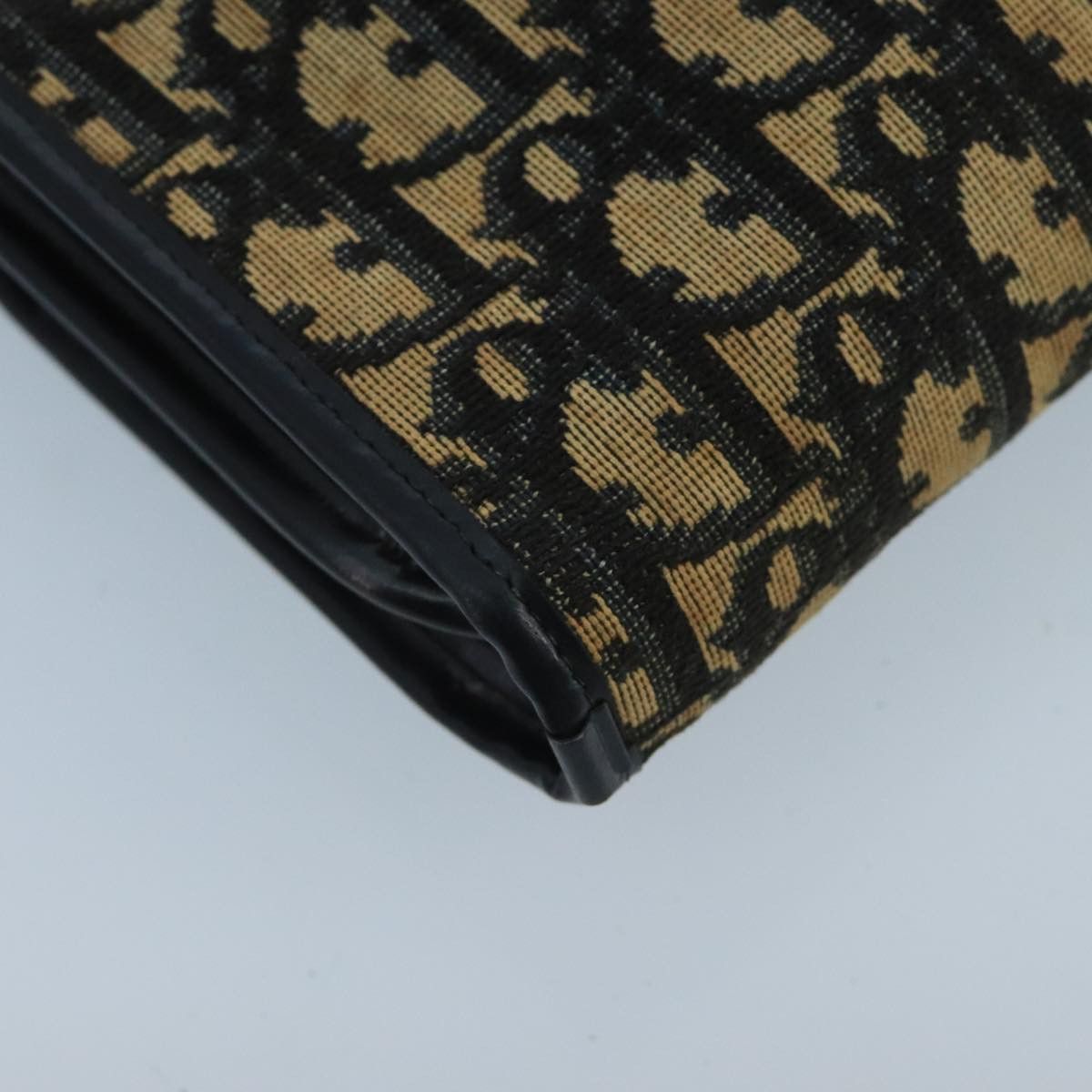 Dior Trotter Navy Canvas Shoulder Bag (Pre-Owned) Size ONE SIZE - 10 Thumbnail