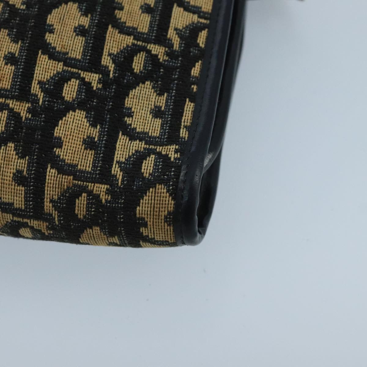Dior Trotter Navy Canvas Shoulder Bag (Pre-Owned) Size ONE SIZE - 9 Thumbnail