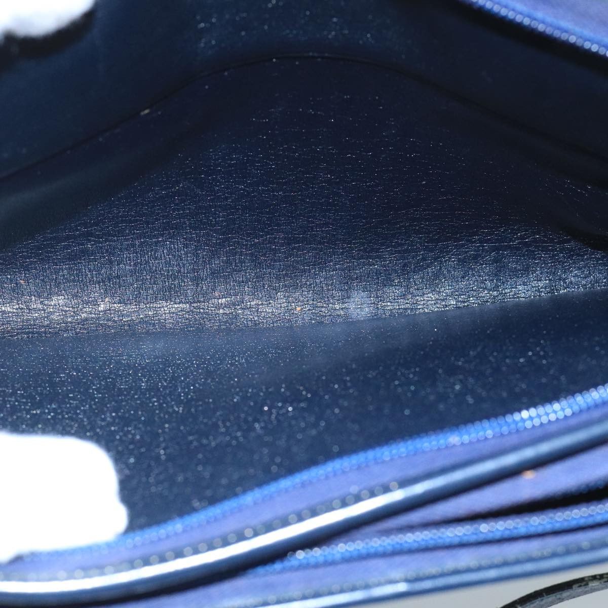 Dior Trotter Navy Canvas Shoulder Bag (Pre-Owned) Size ONE SIZE - 12 Thumbnail