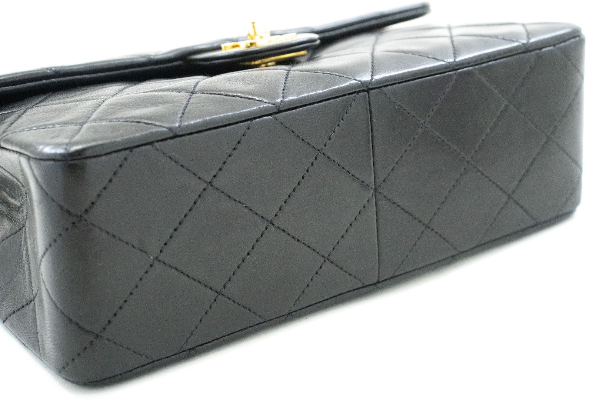 Chanel Timeless Black Leather Shoulder Bag (Pre-Owned) Size ONE SIZE - 6 Thumbnail