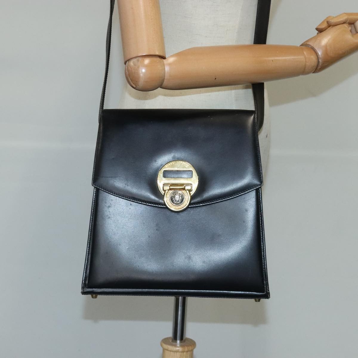 Versace Black Leather Shoulder Bag (Pre-Owned) Size ONE SIZE - 15 Thumbnail