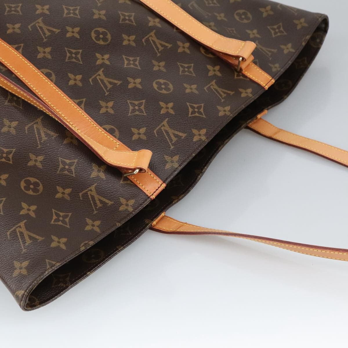 Louis Vuitton Shopping Brown Canvas Tote Bag (Pre-Owned) Size ONE SIZE - 10 Thumbnail