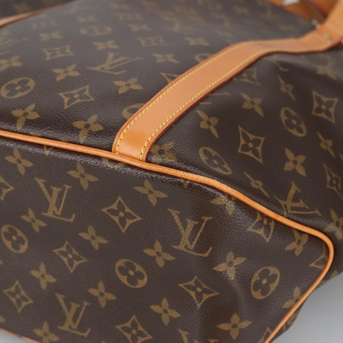 Louis Vuitton Shopping Brown Canvas Tote Bag (Pre-Owned) Size ONE SIZE - 6 Thumbnail