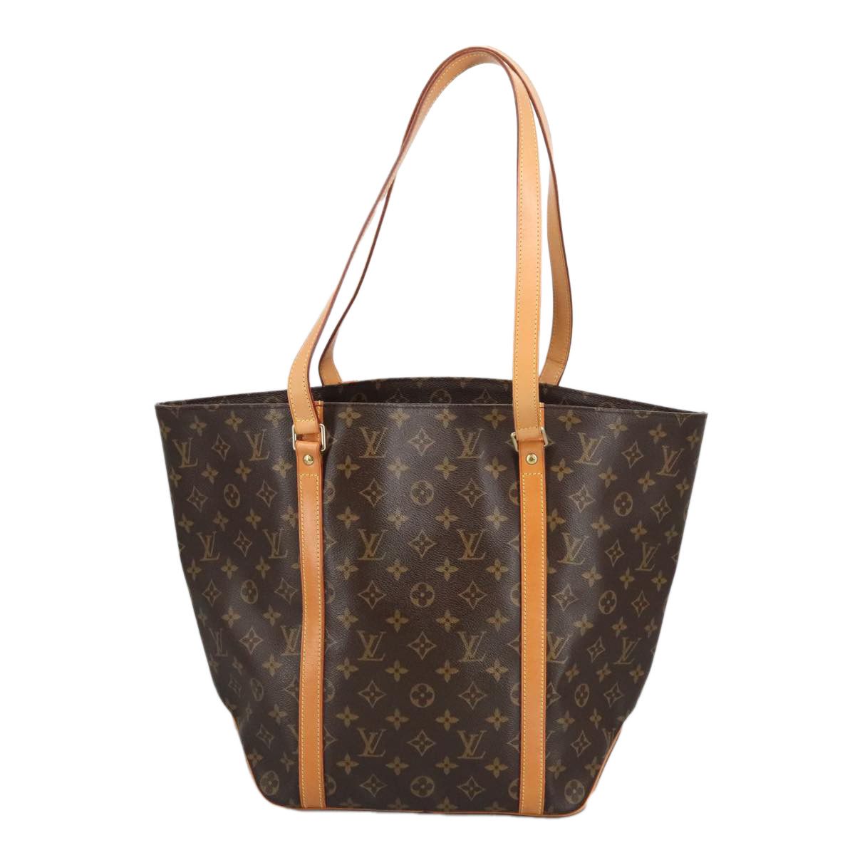 Louis Vuitton Shopping Brown Canvas Tote Bag (Pre-Owned) Size ONE SIZE - 2 Thumbnail