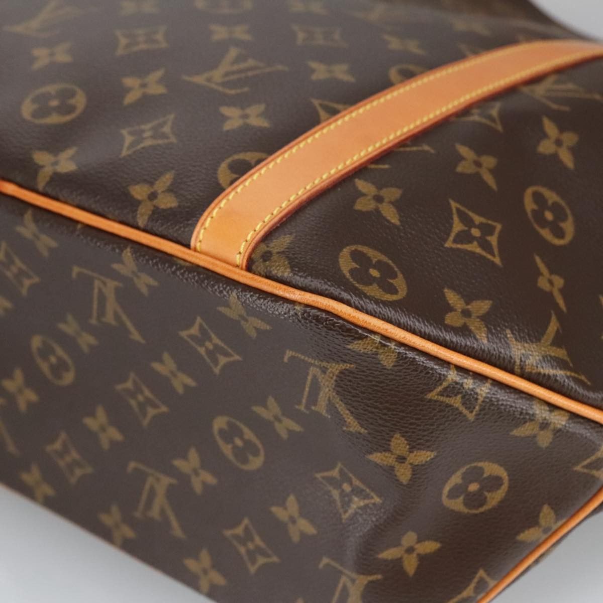 Louis Vuitton Shopping Brown Canvas Tote Bag (Pre-Owned) Size ONE SIZE - 8 Thumbnail