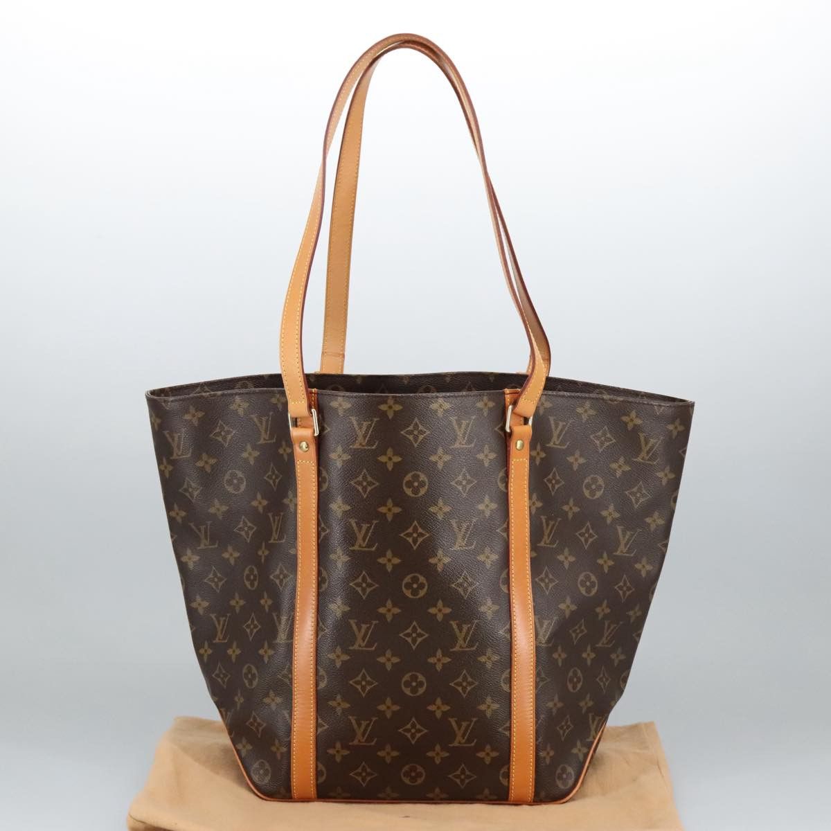 Louis Vuitton Shopping Brown Canvas Tote Bag (Pre-Owned) Size ONE SIZE - 16 Thumbnail