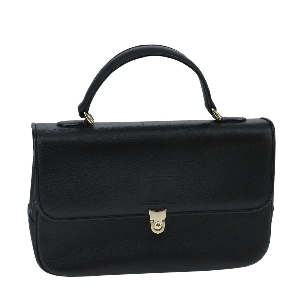 Burberry Black Leather Handbag (Pre-Owned) Size ONE SIZE - 16 Thumbnail