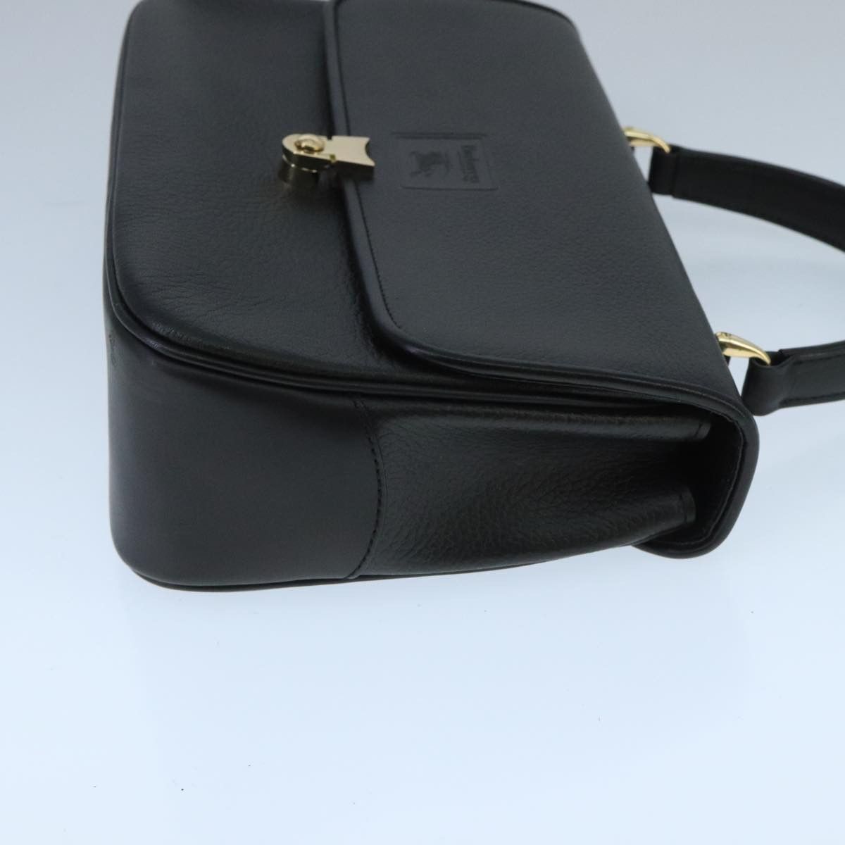 Burberry Black Leather Handbag (Pre-Owned) Size ONE SIZE - 3 Thumbnail