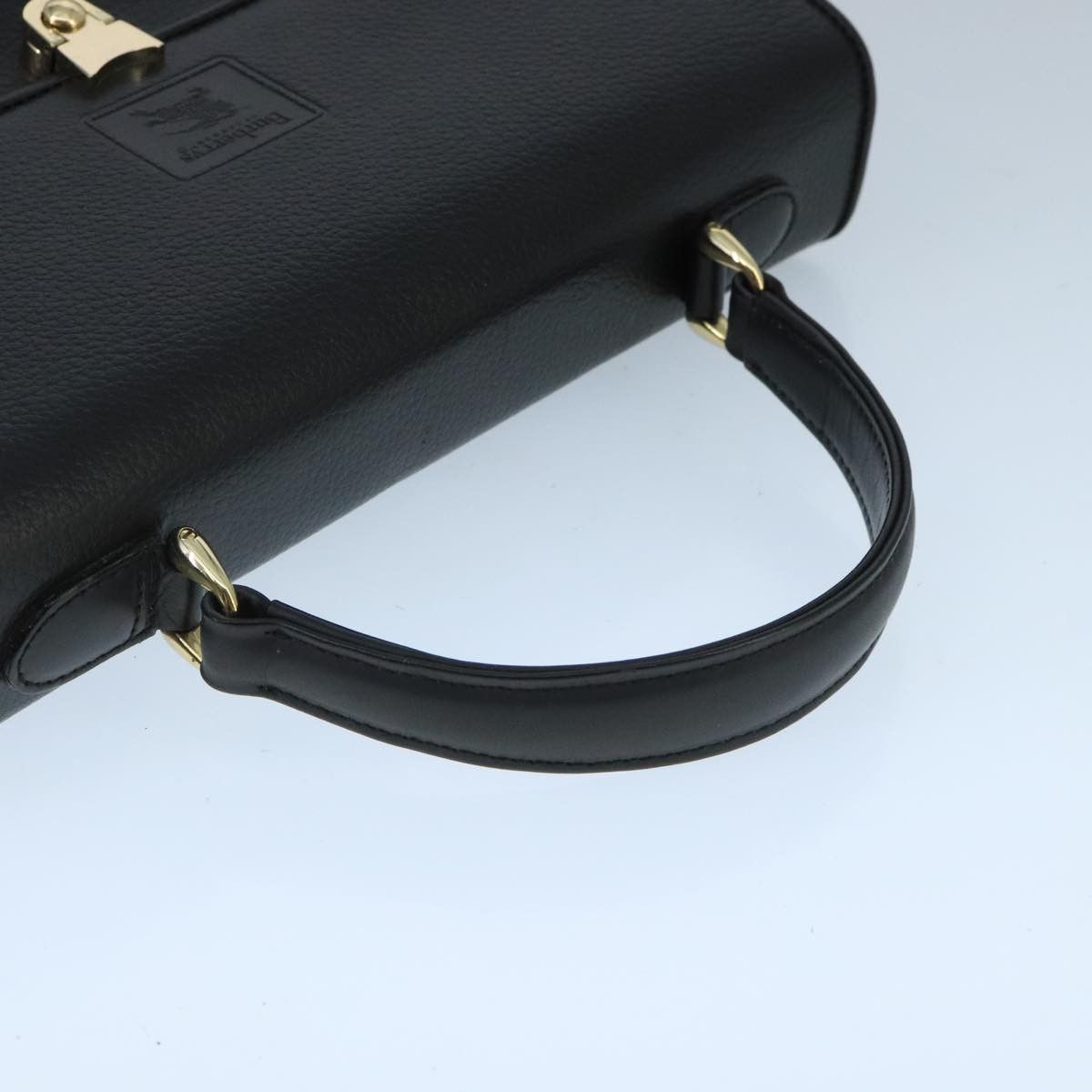 Burberry Black Leather Handbag (Pre-Owned) Size ONE SIZE - 5 Thumbnail