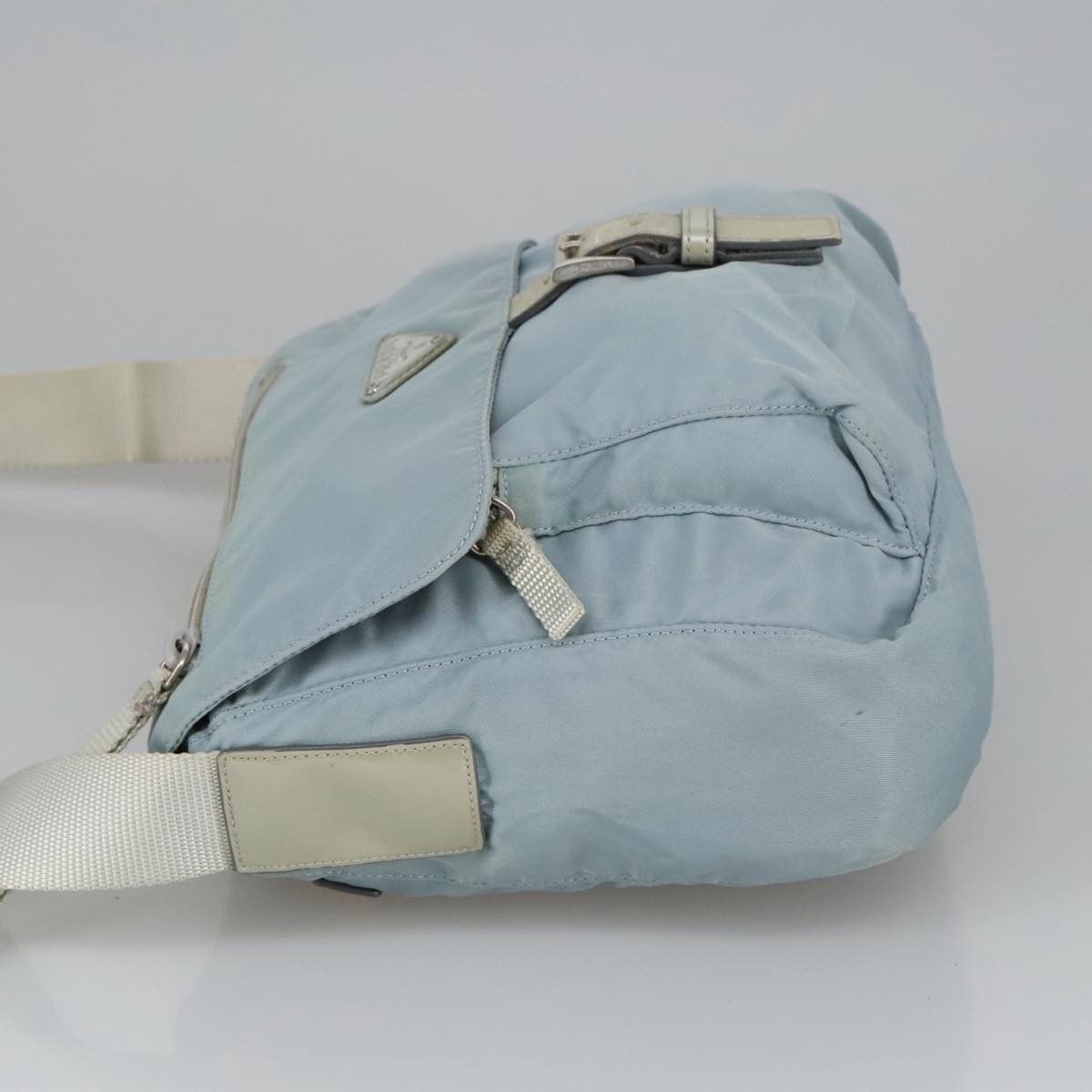 Prada Re-Nylon Blue Synthetic Shoulder Bag (Pre-Owned) Size ONE SIZE - 4 Thumbnail