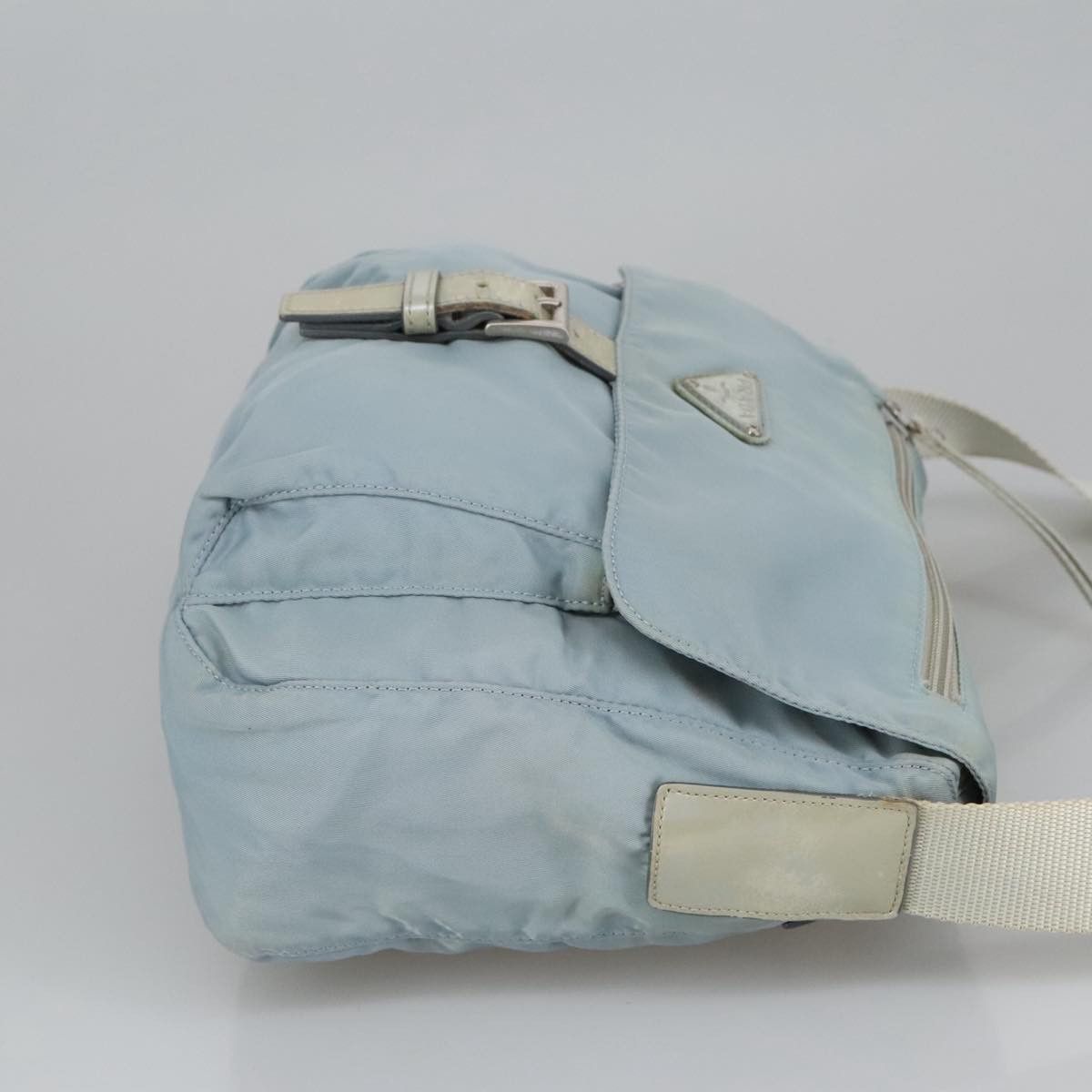 Prada Re-Nylon Blue Synthetic Shoulder Bag (Pre-Owned) Size ONE SIZE - 3 Thumbnail