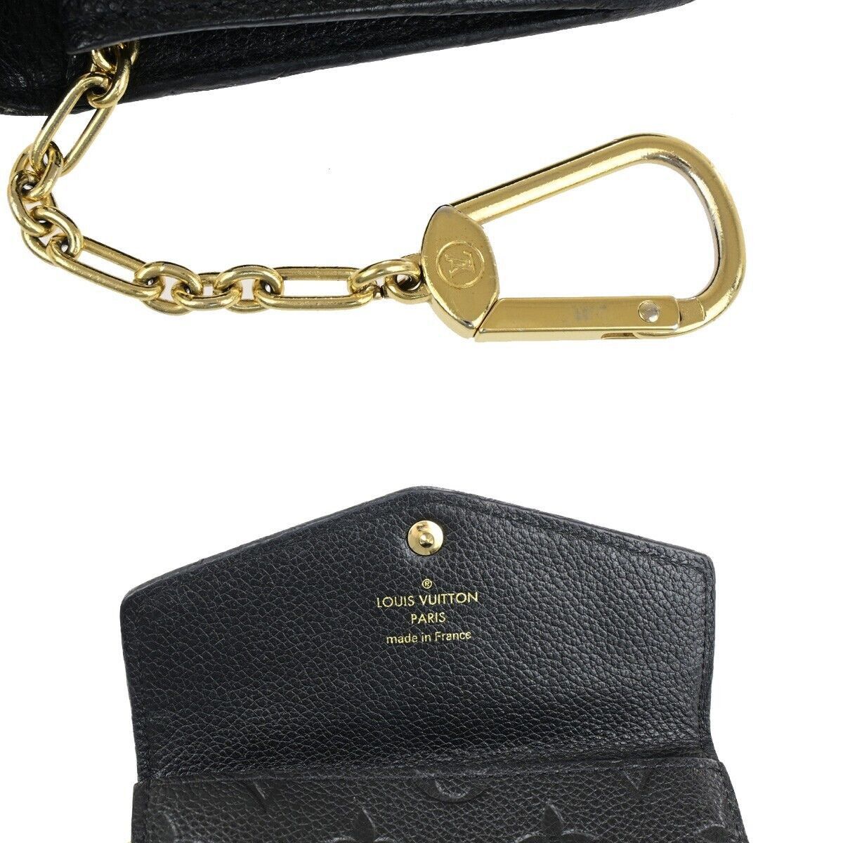 Louis Vuitton Pochette Clés Black Leather Wallet (Pre-Owned) Size ONE SIZE - 13 Thumbnail