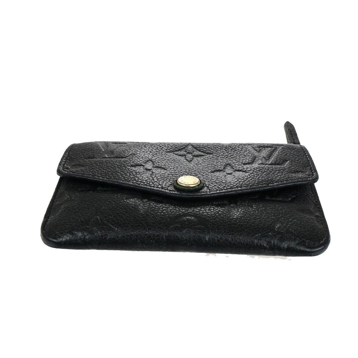Louis Vuitton Pochette Clés Black Leather Wallet (Pre-Owned) Size ONE SIZE - 6 Thumbnail